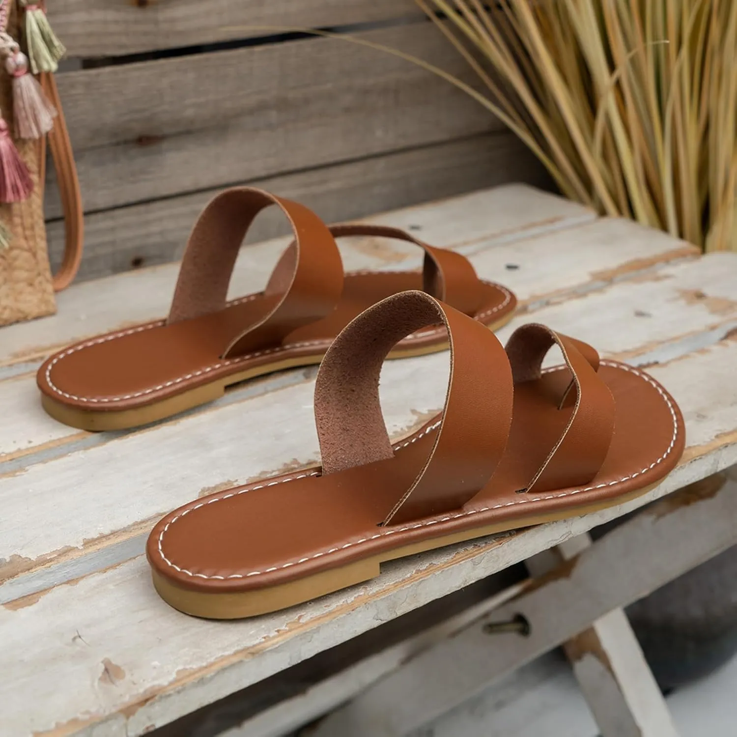 Women's Bunion Corrector Slide Sandals,Foot Hallux Valgus Correction Beach Slippers,Stylish Outdoor Plantar Fasciitis Slippers