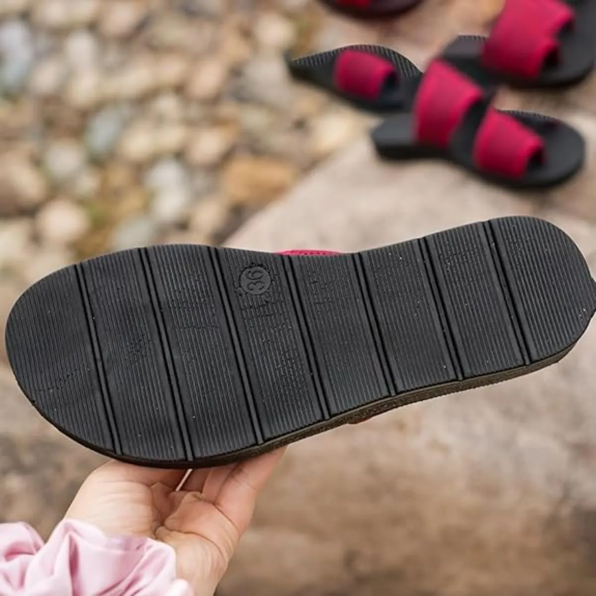 Women's Comfortable Breathable Mesh Flip Flops, Orthopedic Sandals, Women's Hollow Mesh Slide Sandals with Arch Support