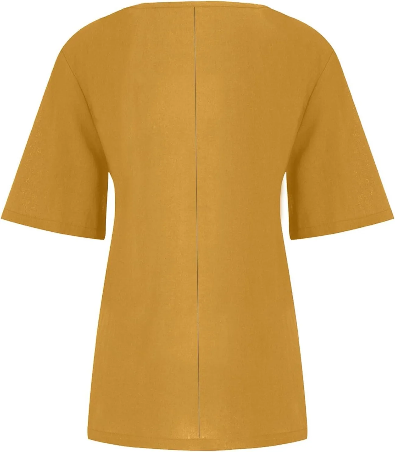 Womens Lined Tops Going Out Casual Short Sleeve Summer Tee Shirts Button Down Crewneck Solid Dressy Blouses