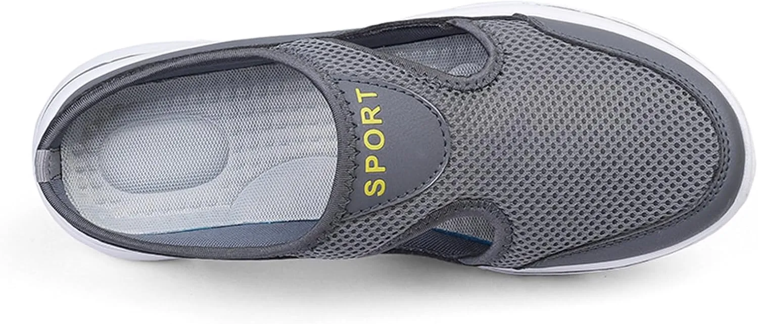 Women's Mules & Clogs Orthopedic Slip On ShoesLightweight Open Back Comfort Walking Breathable Slippers Closed Toe Slides Support Sports Sandals Outdoor Casual Sneakers