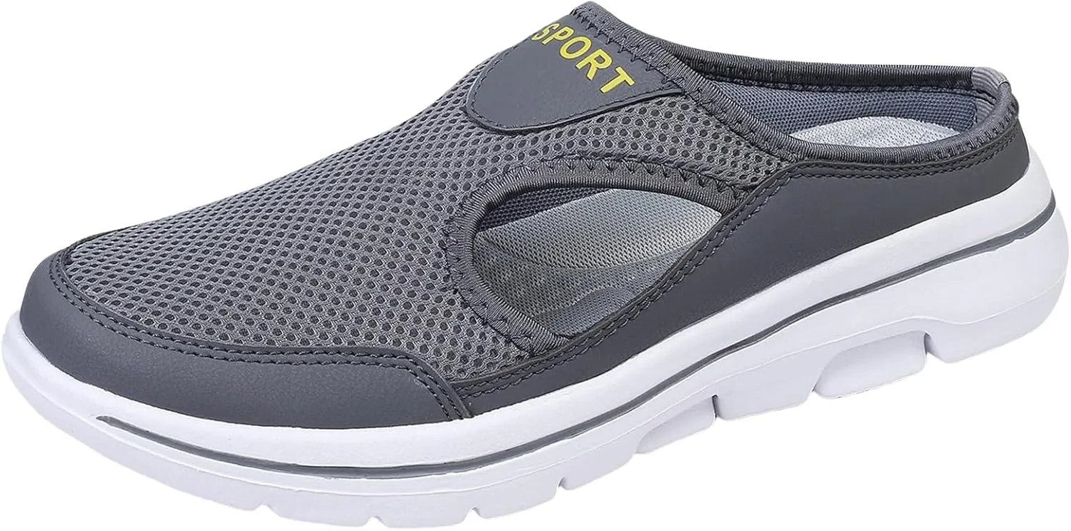 Women's Mules & Clogs Orthopedic Slip On ShoesLightweight Open Back Comfort Walking Breathable Slippers Closed Toe Slides Support Sports Sandals Outdoor Casual Sneakers