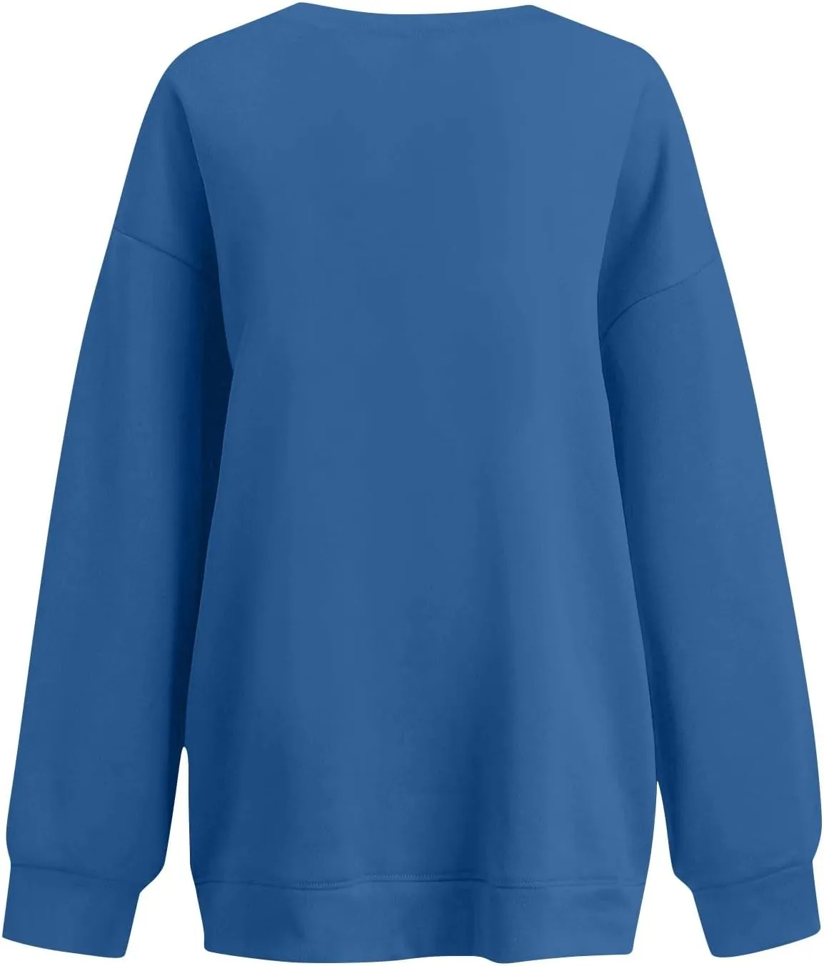 Womens Oversized Sweatshirt Fleece Pullover Comfy Crew Neck Sweatshirt Trendy Y2k Winter Outfits Preppy Clothes