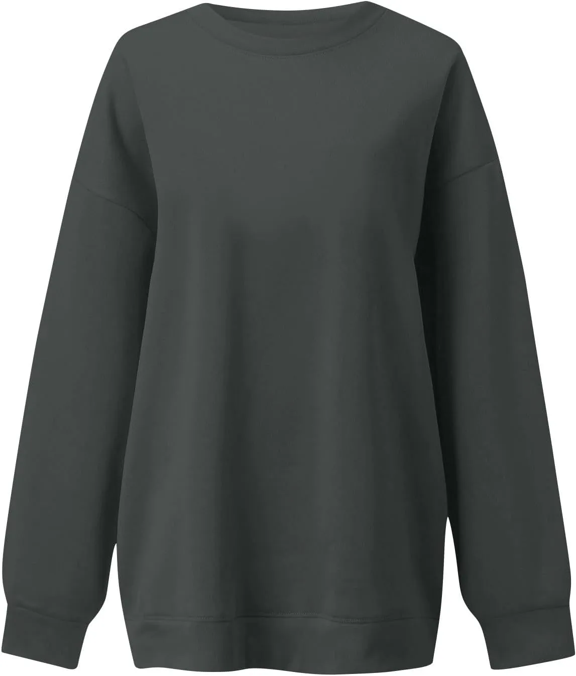 Womens Oversized Sweatshirts Crew Neck Pullover Sweaters Casual Comfy Fall Outfits Clothes 2024