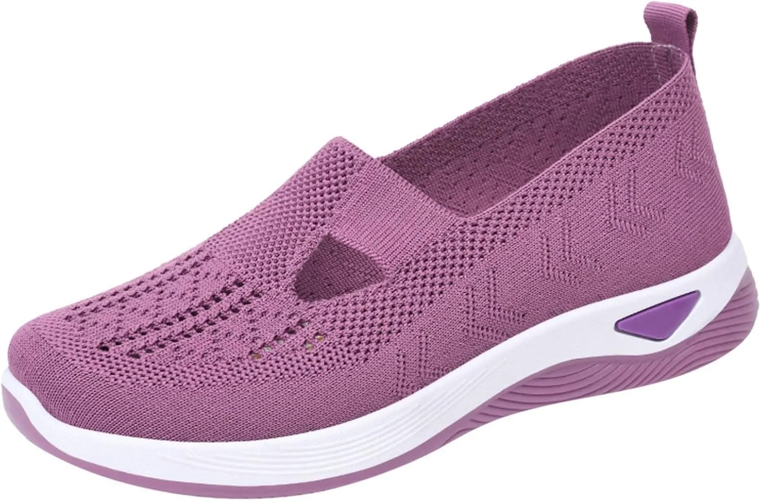 Womens Slip On Sneakers Casual Comfortable Walking Shoes Lightweight Canvas Flats Breathable Mesh Non Slip Loafers