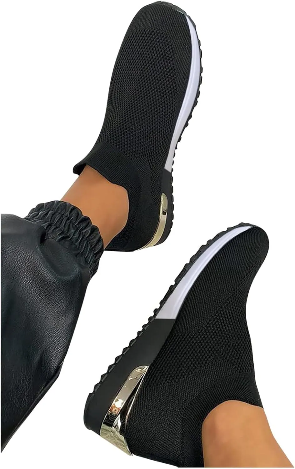Women's Sneakers Wide Zapatos OrtopDicos para Mujer Antideslizantes Black Shoes Women Sneakers Women's Chunky Sneakers Platform Dad Shoes for Women White Non Slip Shoes for Women Nurse