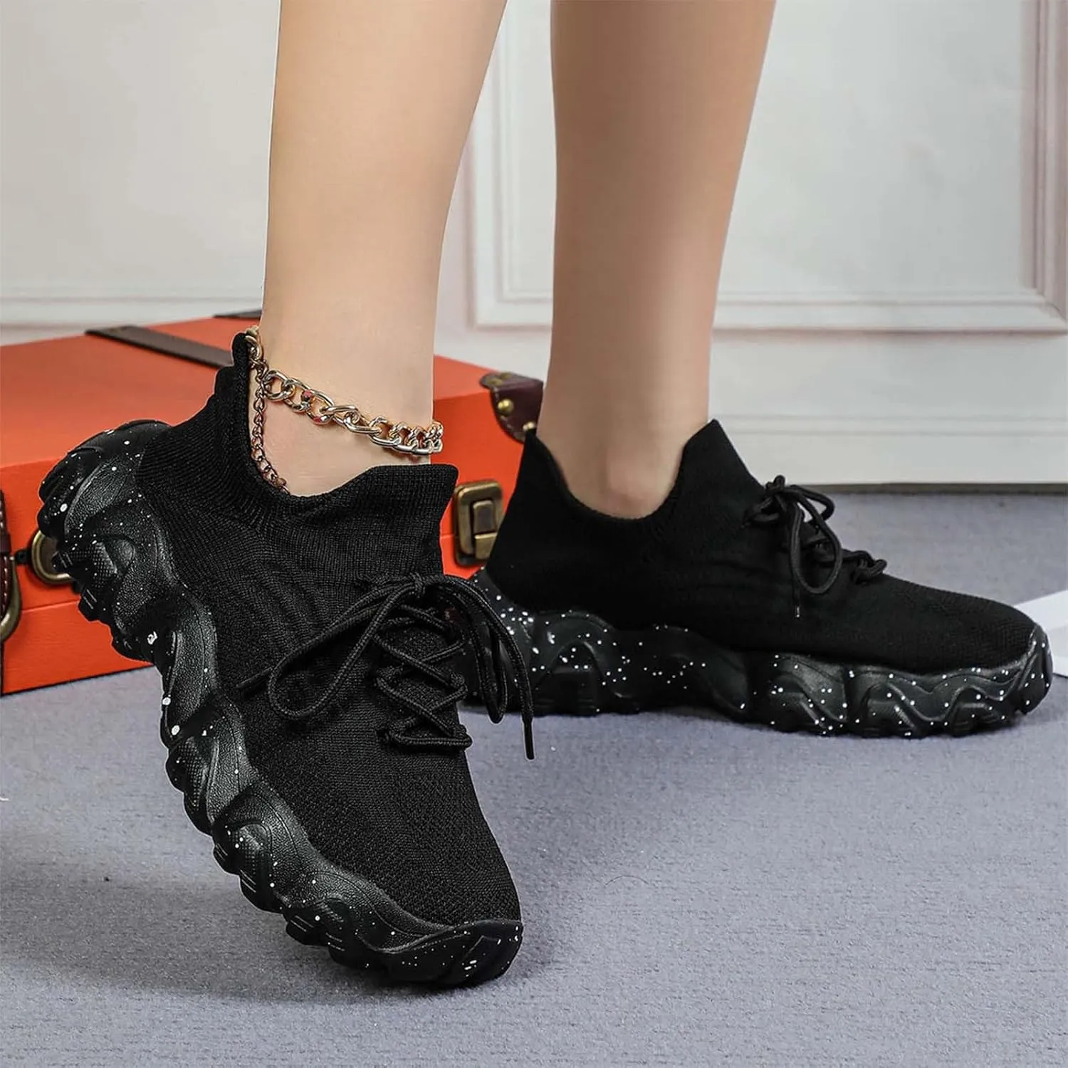 Womens Sneakers Womens Walking Sneakers Women Tennis Shoes Running Shoes for Women Lightweight Nonslip Sneaker