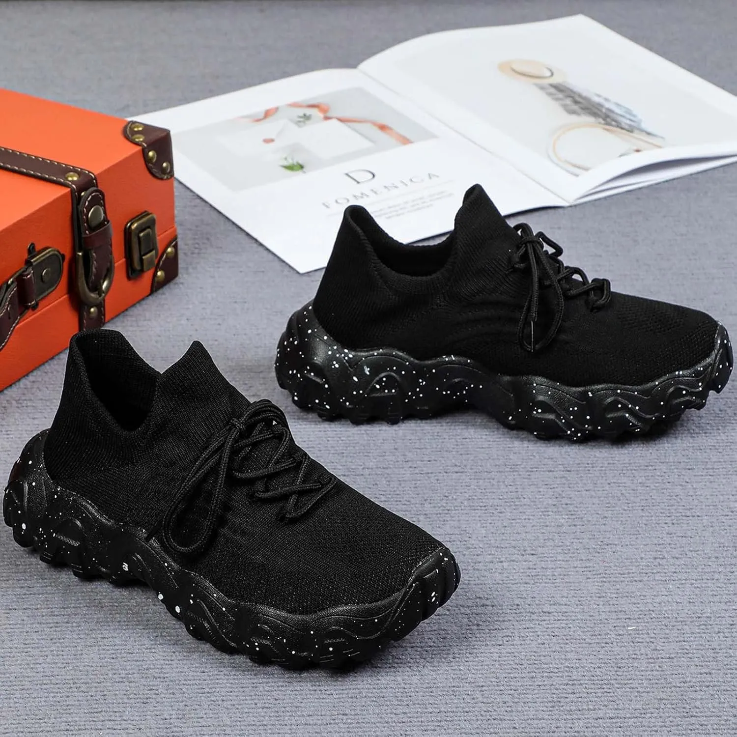 Womens Sneakers Womens Walking Sneakers Women Tennis Shoes Running Shoes for Women Lightweight Nonslip Sneaker