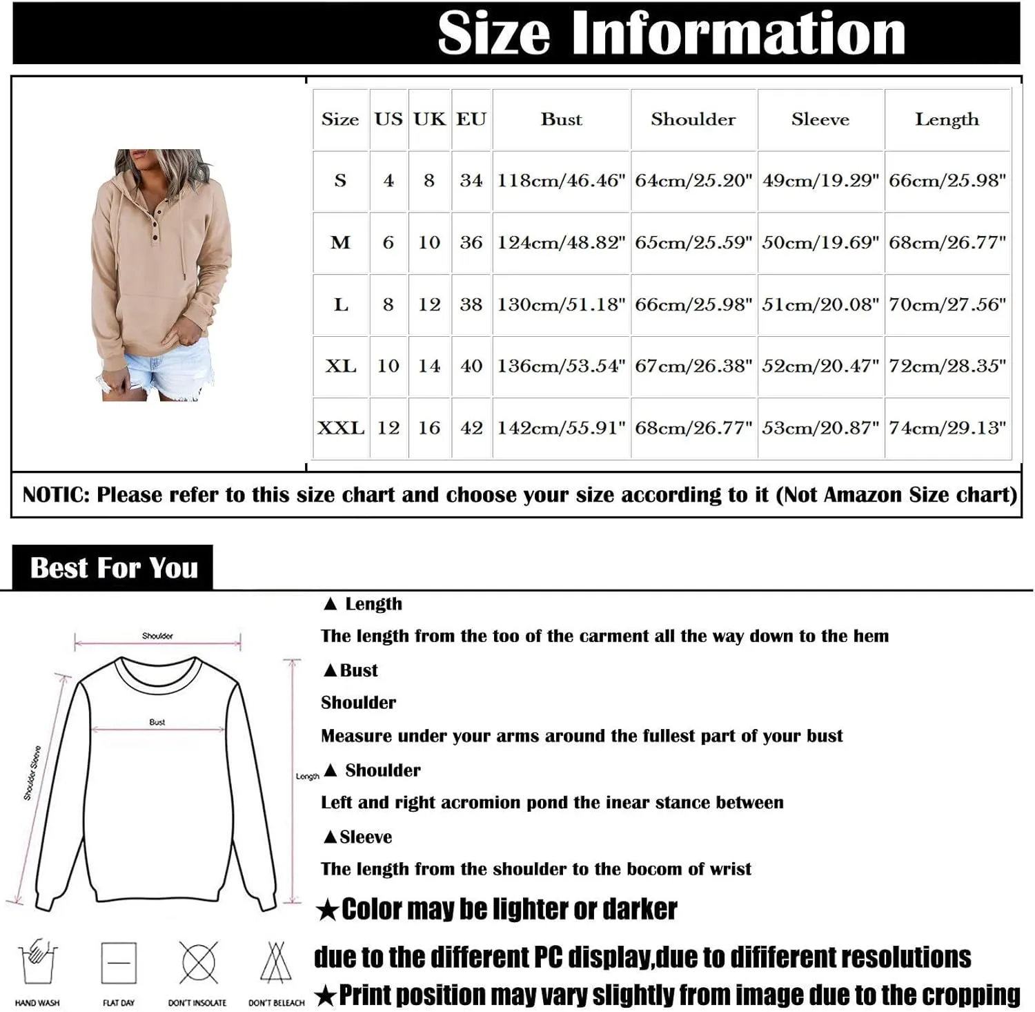 Womens Sweatshirts Casual Gradient Hoodies Pullover Tops Drawstring Long Sleeve Sweatshirts Fall Clothes With Pocket