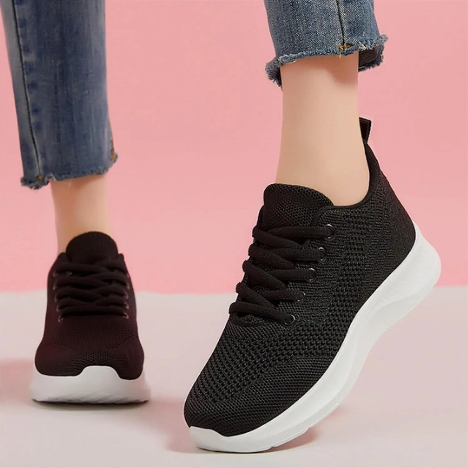 Womens Tennis Shoes Breathable Soft Soled Comfortable Sneakers Casual Lightweight Walking Shoes for Women