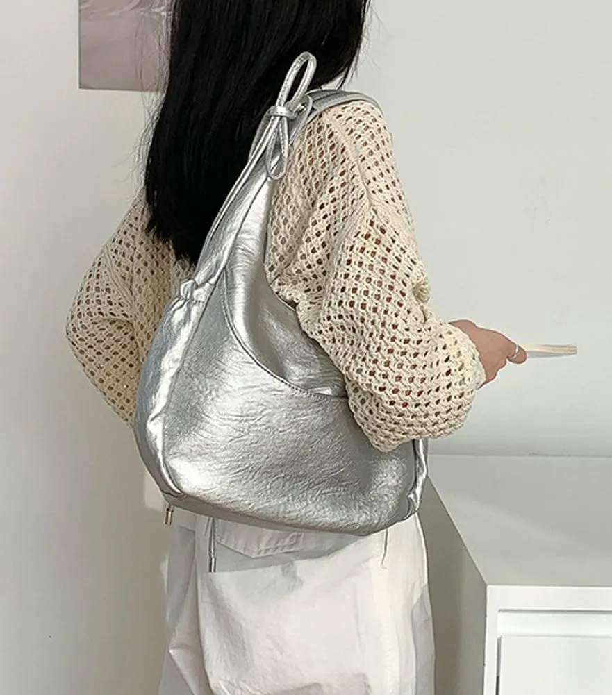 Womens Trendy Shoulder Bags Large Top Handle Satchel Dumpling Handbags Vegan Leather Y2k Crossbody Tote Purses