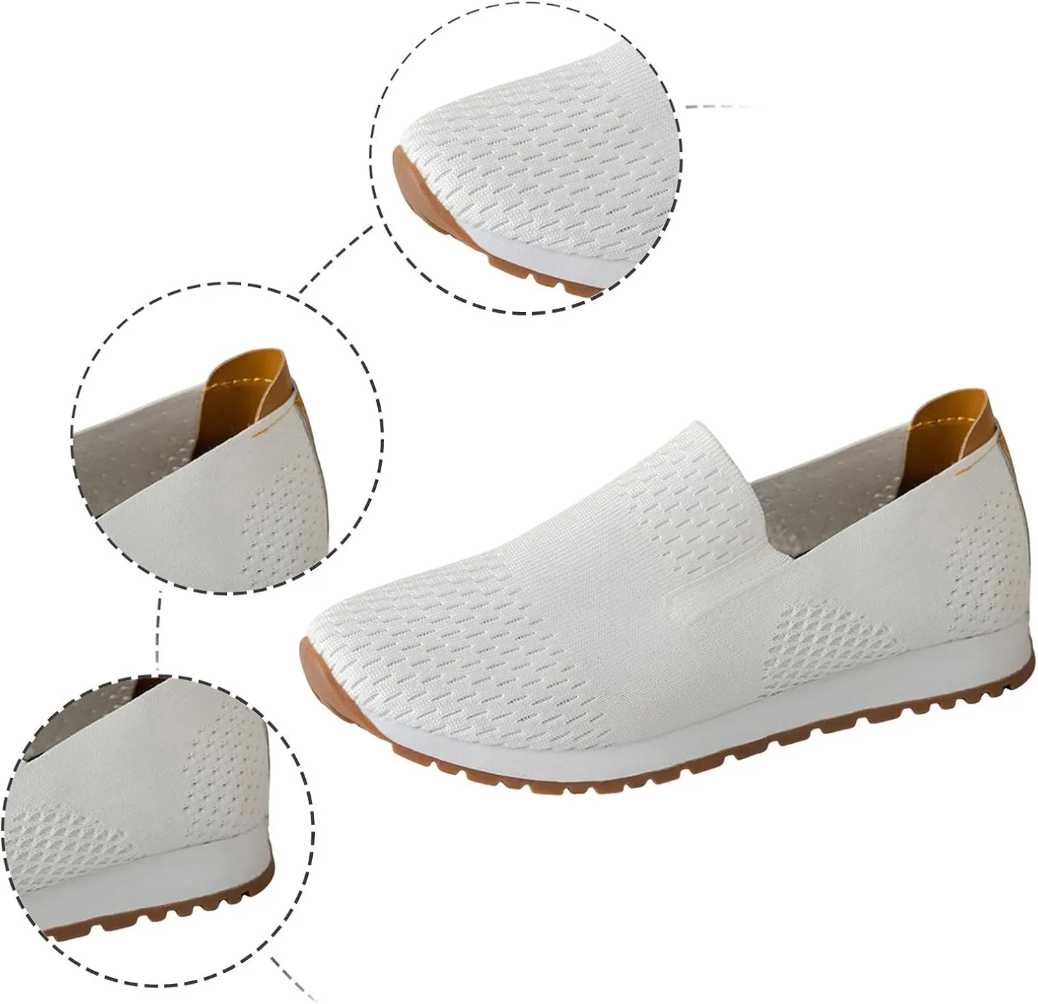 Womens Walking Shoes Casual Non Slip Running Sneakers Lightweight Breathable Workout Sports Soft Sole Shoes