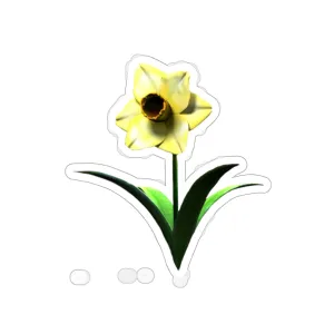 Yellow Flower Die-Cut Stickers