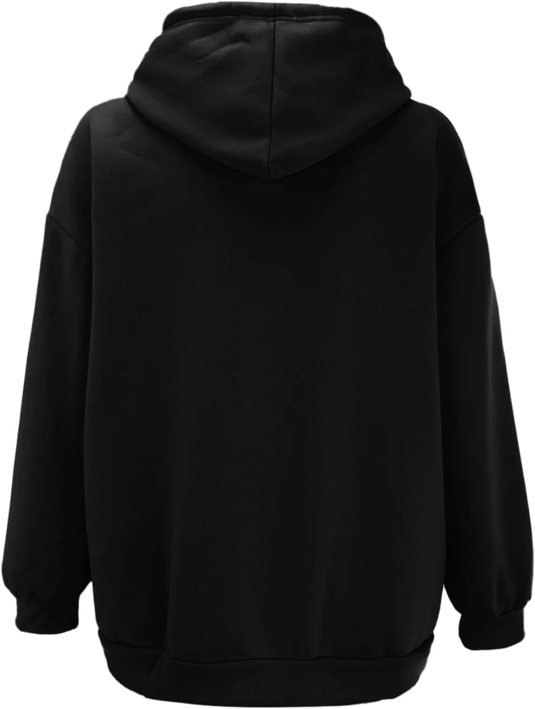 Zip Up Hoodie Women Y2K Long Sleeve Oversized Sweatshirts Lightweight Fleece Jacket Cute 2024 Fall Fashion Clothes